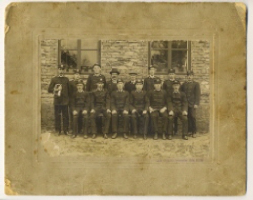 Historický snímek Hasičského sboru Vlkaneč